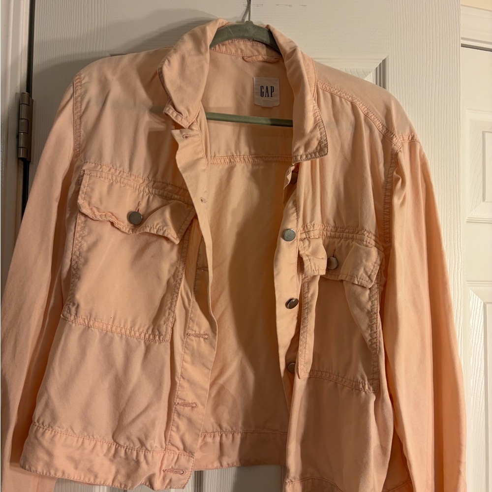 GAP Women's Light Pink Jean Jacket